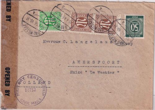 All.Bes./AM-Post - Bad Wiessee 10.4.46 Zensurbrief n. HOLLAND (Amersfoort)