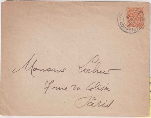 Frankreich - Ganzsachenumschlag/Ortsbrief ca. 1900 Privatpost Paris