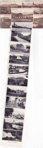 GB/Scotland - Comrie sw-Leporello (11 Ansichten) gelaufen 1929