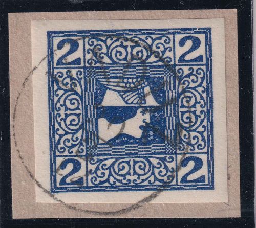 Liechtenstein/Österreich - 2 H. Zeitungsmarke Vorläufer Briefstck. Vaduz 20.3.12