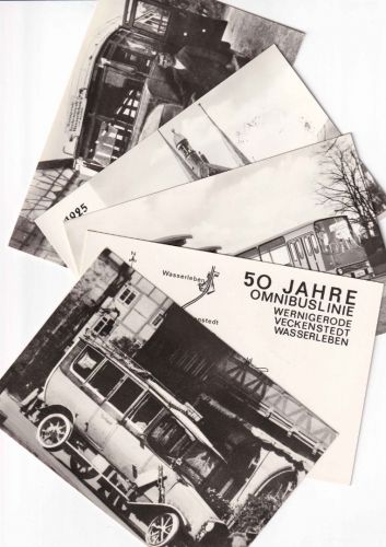 DDR - Wasserleben 50 Jahre Omnibuslinie 5 Sonderkarten mit SST 1975