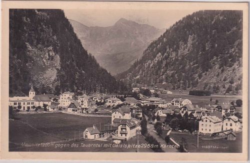 Österreich - Mallnitz Kärnten sw-Foto-AK Ortsansicht gelaufen 1931