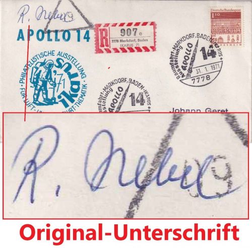 BRD - Markdorf "IKARUS 71" Sonder-R-Zettel + SST R-Brief 1971 OU R. Nebel !! RR!