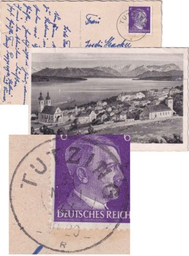 DR - Tutzing 31. MAI 44 Reserve-K2 Ansichtskarte n. Wien