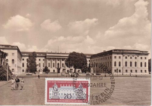 DDR - 20 Pfg. 150 J. Humboldt-Universität Maximumkarte (kein Ersttag!) SST 1960