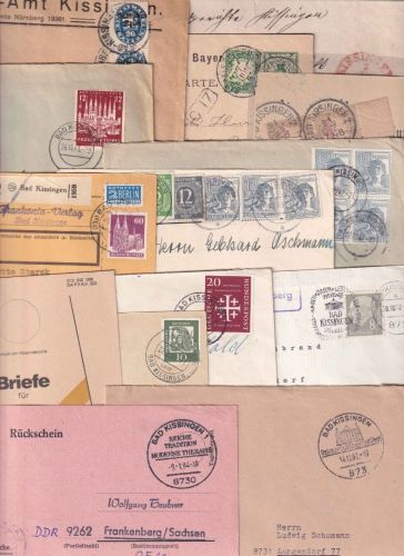 Bayern/DR/All.Bes./BRD - Bad Kissingen 27 Belege ex 1846/1984