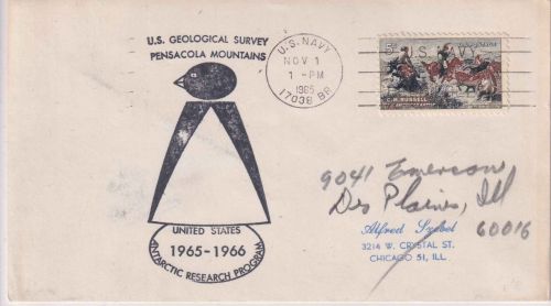 USA - US-Navy 17038 BR 1965 Antarctic Research Program Pensacola Mountains