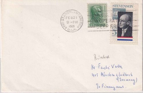 USA - U.S.N. Byrd Station Antarctica Operation Deep Freez Brief 1969