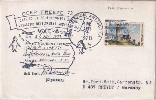USA - U.S.N. Pole Station Antarctica Operation Deep Freez Brief 1973