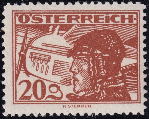 Österreich - 20g Flugpostausgabe 1925/30 postfrisch/MNH
