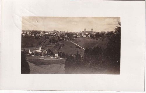 Baden-Württemberg - Freudenstadt Gesamtansicht priv. Foto-AK gelaufen 1931
