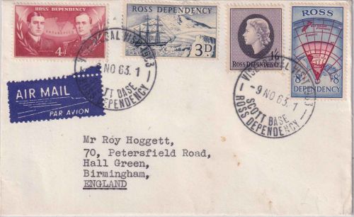 Australien/Ross Dependency - Freimarken 1957 Satzbrief/Luftpost SST Royal Visit