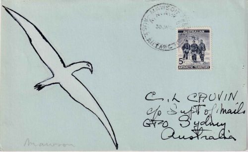 Australien/Arctic Territory - 5 C. Karte Mawson - Sydney 1962