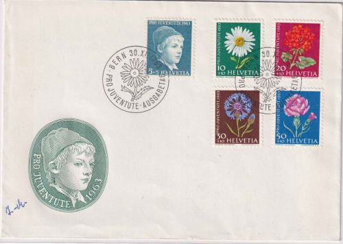 Schweiz - Pro Juventute 1963 Schmuck-FDC