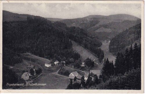 Bayern - Schübelhammer sw-Ortsansicht gelaufen 1931
