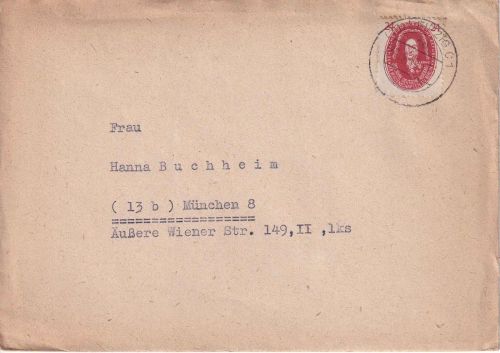 DDR - 24 Pfg. Akademie Brief Leipzig - München 30.9.50 - Empfänger !