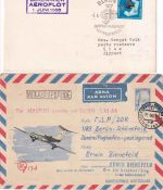 UdSSR/DDR - Aeroflot Erstflug Berlin/Kiew + retour 2 Luftpostbelege 1966