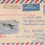 UdSSR - Aeroflot Erstflug Kiew/Berlin Ost 6 Kop. GA-Umschlag 1966