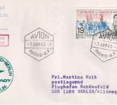 Spanien - Aeroflot Erstflug Madrid/Berlin Ost 1982 R!