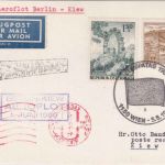 Österreich - Aeroflot Erstflug Berlin Ost/Kiew Zuleitungspost SST Wien 1966