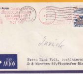 Canada - Air Canada Erstflug Toronto/München Luftpostbrief 1971