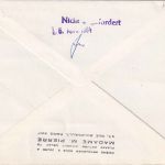Frankreich - Air France Caravelle Erstflug Nizza/Frankfurt Schmuckkuvert 1964