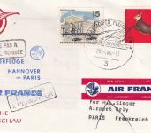 BRD - Air France Messe-Sonderflug Hannover - Paris 1966
