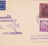 BRD - Air France Caravelle Eröffnungsflug Berlin/München Luftpostdrucksache 1961