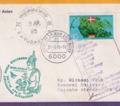 BRD - Air Lanka Erstflug Frankfurt a.M./Colombo Boing 747 Luftpostbrief 1985