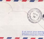 BRD - Air Lanka Erstflug Frankfurt a.M./Colombo Boing 707 Luftpostbrief 1979