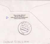 Sri Lanka - Air Lanka Erstflug Colombo/Berlin-Schönefeld Luftpostbrief 1991