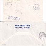 Malta/BRD - Air Malta Erstflug Valletta/Frankfurt + retour 2 Luftpostbelege 1974