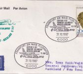 BRD - Air New Zealand Erstflug Frankfurt/Auckland Luftpostbrief 1987
