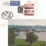 BRD - Air Lanka Erstflug Berlin/Colombo Luftpostkarte 1991