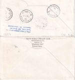 Zaire/BRD - Air Zaire Erstflug Frankfurt/Kinshasa 2 Luftpostbelege 1974