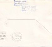 BRD - Avianca Erstflug Frankfurt/Bogota Luftpostbrief/Schmuckkuvert 1962
