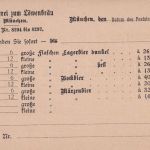 Bayern - 3/2 Pfg Rauten Ganzsachenkarte Privatzudruck Löwenbräu 1906 ungebraucht