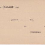 Württemberg - 5 Pfg. Dienstganzsache Zudruck Straßenmeisterei 1899 ungerbaucht