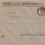 DR-Infla - 10 Pfg. By-Abschied/DR Drucksachenbrief München 50 16.8.20