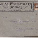 DR-Infla - 40 Pfg. By-Abschied/DR Firmenbrief Lindau - Fleck b. Lenggries 1920