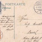 DR/Österreich/Russland - Myslowitz Dreikaiserecke AK 3-Länder-Frankatur 1908