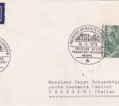 BRD - Alitalia Erstflug Frankfurt/Venedig Lupo-Brief lux. Postlagergebühr 1970