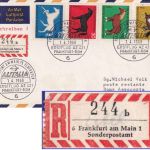 BRD - Alitalia Erstflug Frankfurt/Rom Lupo-Einschreibebrief + SST FFM 1969