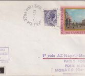 Italien - Alitalia Erstflug Neapel/München Luftpostbrief 1969