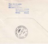 BRD - Alitalia Erstflug Frankfurt/Rom Luftpostbrief SST Frankfurt 1969
