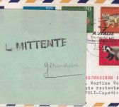 BRD - Alitalia Erstflug München/Neapel Lupo-Einschreibebrief SST München 1969
