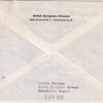 BRD - British Airways Erstflug München/Manchester Schmuckkuvert 1972