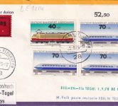 BRD - British Airways Erstflug Bremen/Berlin-Tegel Luftposteilbrief 1975