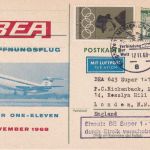 Berlin - British Airways Erstflug München/London GA m. Zudruck 1968 - verzögert!