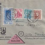 Bizone - 700 J. Kölner Dom Satz VOR-Ersttagsbrief/Nachnahme Braunschweig 13.8.48
